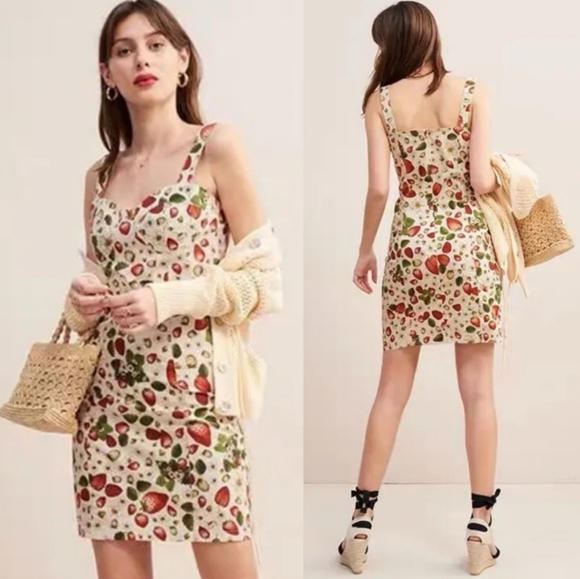 Rouje Paris Angie Mini Dress in Strawberry Blanc | 6 - Picture 10 of 10